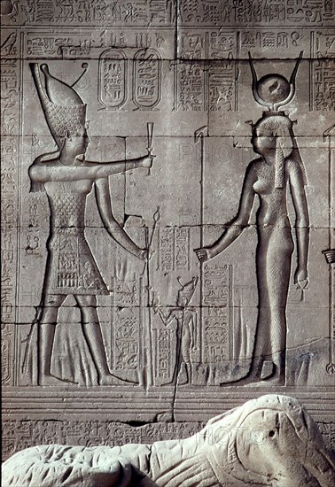 RELIEVES DE UN MURO
ASUAN, TEMPLO DE FILE
EGIPTO