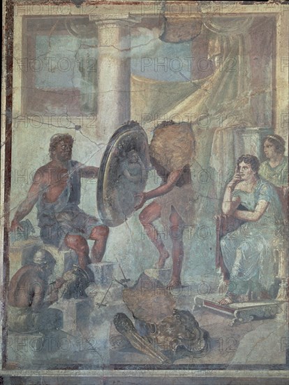 TETIS EN LA FRAGUA DE VULCANO( O POMPEYO) ARTE ROMANO
NAPOLES, MUSEO ARQUEOLOGICO NACIONAL
ITALIA

This image is not downloadable. Contact us for the high res.