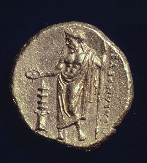 CYRENE-MONEDA GRIEGA HACIA 350 D JC
