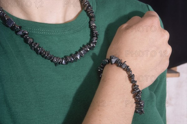 PULSERA Y COLLAR DE HEMATITE