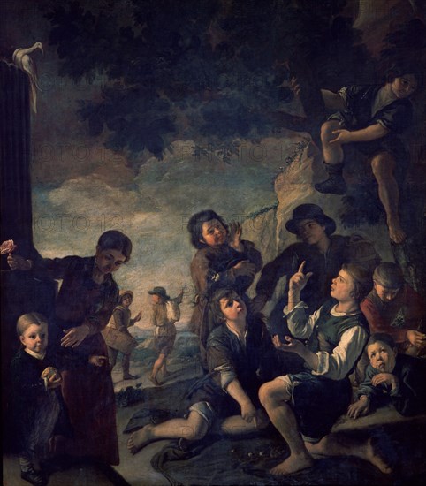 NUÑEZ DE VILLAVICENCIO P 1644/1700
JUEGO DE NINOS - 1685 - O/L 238x207 - NP 1235 - PINTURA BARROCA ESPAÑOLA-ESCUELA SEVILLANA
MADRID, MUSEO DEL PRADO-PINTURA
MADRID