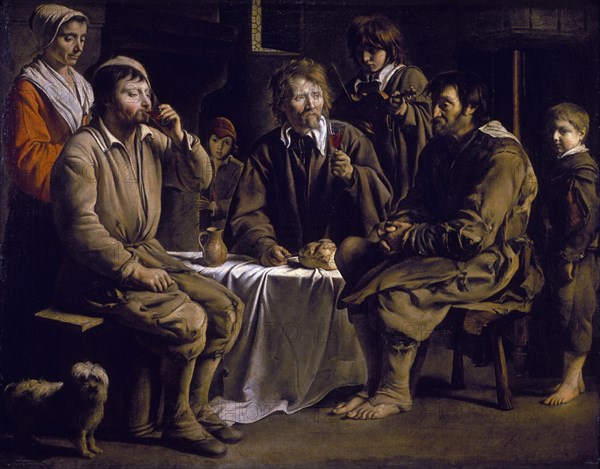 NAIN LE LOUIS 1593/1698
LA COMIDA DE LOS CAMPESINOS-S XVII
PARIS, MUSEO LOUVRE-INTERIOR
FRANCIA