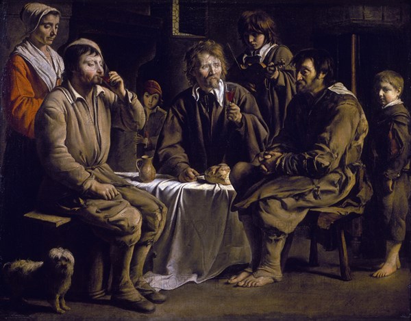 NAIN LE LOUIS 1593/1698
LA COMIDA DE LOS CAMPESINOS-S XVII
PARIS, MUSEO LOUVRE-INTERIOR
FRANCIA