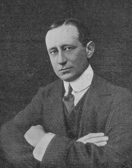 GUGLIELMO MARCONI 1874-1937-INGENIERO ELECTRONICO ITALIANO-PREMIO NOBEL DE FISICA EN 1909-INVENTOR D
This image is not downloadable. Contact us for the high res.