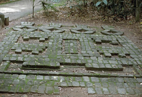 Mosaïque aux formes géométriques