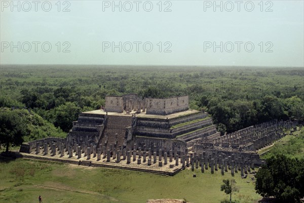 Le Temple des Guerriers à Chitchen Itza