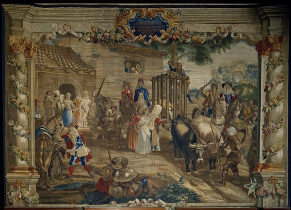 GOTEN VAN DER
TAPIZ-EL QUIJOTE ENJAULADO LLEVADO A CASA
MADRID, PALACIO REAL-TEJIDOS
MADRID
This image is not downloadable. Contact us for the high res.