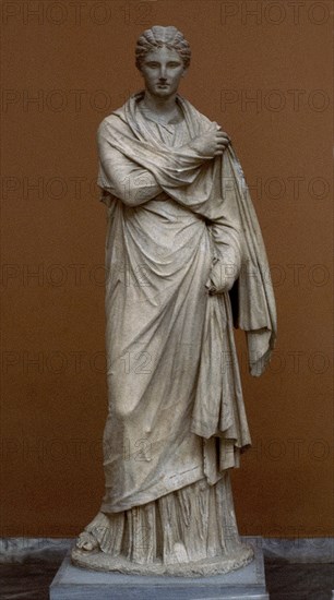 Marble female statue