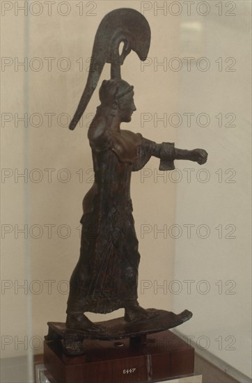 ESTATUA EN BRONCE DE ATHENA
ATENAS, MUSEO ARQUEOLOGICO NAC
GRECIA
This image is not downloadable. Contact us for the high res.