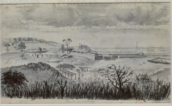 Cardero, Prison de Monterrey (Californie), septembre 1791