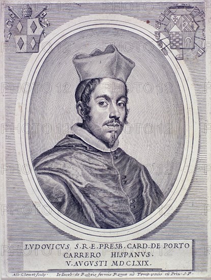 LUIS MANUEL PORTOCARRENO GUZMAN- 1635-1709- CARDENAL Y REGENTE DE FELIPE V
MADRID, BIBLIOTECA NACIONAL B ARTES
MADRID