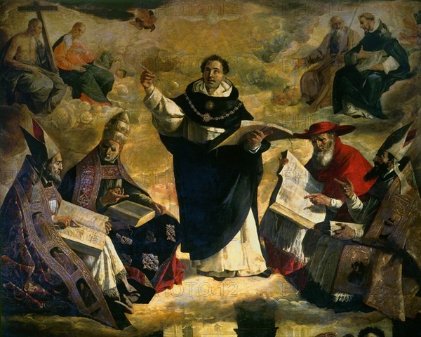 Zurbaran, Apotheosis of Saint Thomas of Aquin