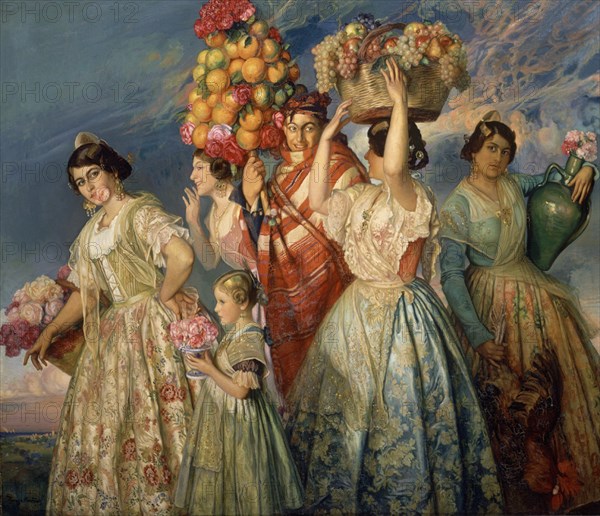 PINAZO IGNACIO 1849/1916
FLOREAL-1917-
VALENCIA, MUSEO BELLAS ARTES - COLEGIO PIO V
VALENCIA