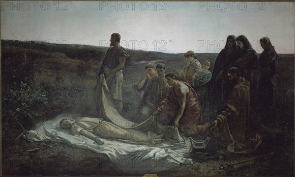 PLA CECILIO 1860-1934
ENTIERRO DE STA LEOCADIA
VALENCIA, MUSEO BELLAS ARTES - COLEGIO PIO V
VALENCIA