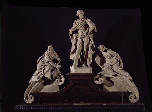 VERGARA IGNACIO 1715/1776
CARLOS III ENTRE DOS VIRTUDES
VALENCIA, MUSEO BELLAS ARTES - COLEGIO PIO V
VALENCIA