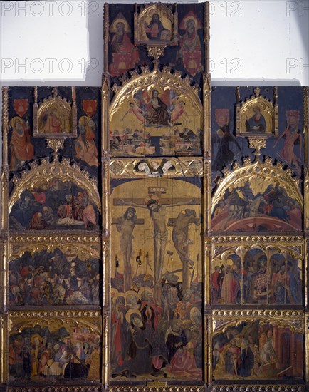 MAESTRO GIL Y PUJADES
RETABLO DE LA STA CRUZ (SG XV)- ANTES ATRIBUIDO A MIGUEL ALCANYS)
VALENCIA, MUSEO BELLAS ARTES - COLEGIO PIO V
VALENCIA