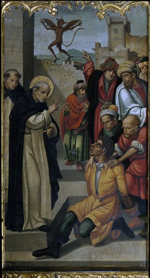 MAESTRO DEL GRIFO
SAN VICENTE FERRER EXORTIZANDO A UN POSEIDO MORO - RETABLO DE LOS DOMINICOS - S XV
VALENCIA, MUSEO BELLAS ARTES - COLEGIO PIO V
VALENCIA