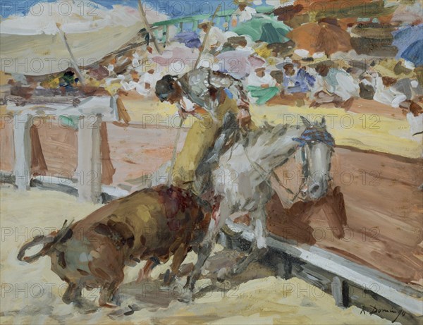 DOMINGO ROBERTO 1883/1953
RECALCANDO UNA VARA
VALENCIA, MUSEO BELLAS ARTES - COLEGIO PIO V
VALENCIA