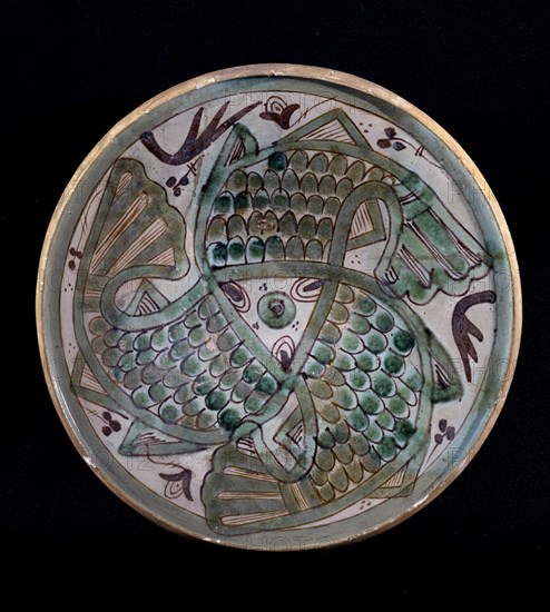 PECES - PLATO CERAMICA VERDE DE PATERNA
VALENCIA, MUSEO CERAMICA GONZALEZ MARTI
VALENCIA
This image is not downloadable. Contact us for the high res.