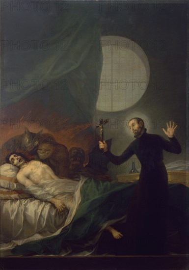 Goya, Saint Francis Borgia exhorting a moribund