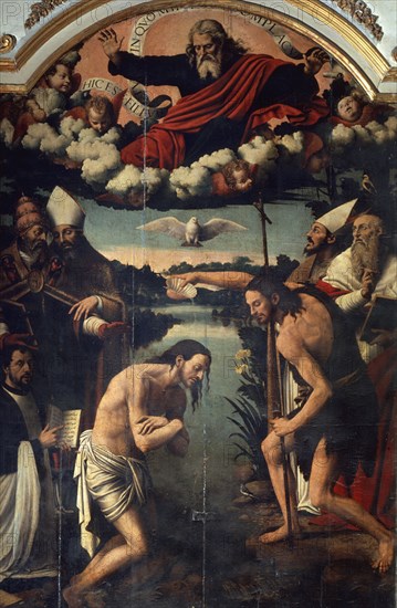 MASIP VICENTE 1475/1550
BAUTISMO DE JESUS - S XVI - RENACIMIENTO ESPAÑOL
VALENCIA, CATEDRAL
VALENCIA