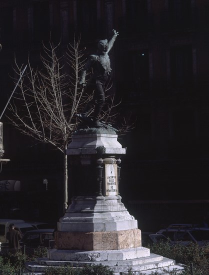 BENLLIURE MARIANO 1862/1947
PLAZA DEL REY-MONUMENTO AL TENIENTE RUIZ
MADRID, EXTERIOR
MADRID