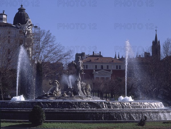 MENA JUAN PASCUAL DE 1707/1784
FUENTE DE NEPTUNO
MADRID, PLAZA DE CANOVAS DEL CASTILLO
MADRID