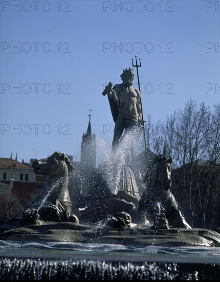 MENA JUAN PASCUAL DE 1707/1784
FUENTE DE NEPTUNO
MADRID, PLAZA DE CANOVAS DEL CASTILLO
MADRID