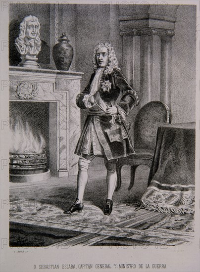 SEBASTIAN ESLABA - CAPITAN GENERAL Y MINISTRO (S XIX)
MADRID, BIBLIOTECA NACIONAL B ARTES
MADRID
This image is not downloadable. Contact us for the high res.