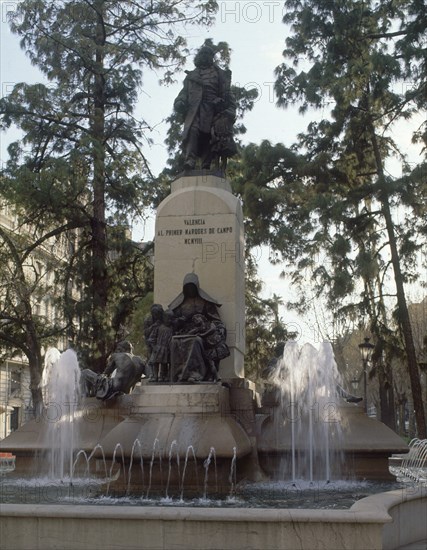 BENLLIURE MARIANO 1862/1947
MONUMENTO AL MARQUES DEL CAMPO - AVD MQ TURIA
VALENCIA, EXTERIOR
VALENCIA
This image is not downloadable. Contact us for the high res.