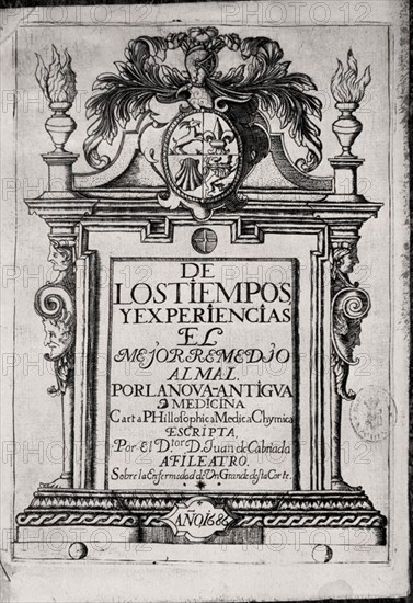 CABRIADA JUAN DE
CARTA FILOSOFICA MEDICO QUIMICA
MADRID, BIBLIOTECA NACIONAL RAROS
MADRID
