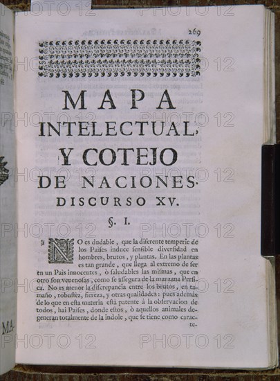 FEIJOO FRAY B
MAPA INTELECTUAL Y COTEJO DE NACIONES DISC XIV
MADRID, BIBLIOTECA NACIONAL PISOS
MADRID
This image is not downloadable. Contact us for the high res.
