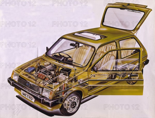 ESQUEMA DE UN COCHE (AUSTIN METRO)