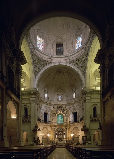 INTERIOR DESDE LOS PIES
ELCHE, BASILICA DE SANTA MARIA
ALICANTE