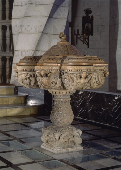 FLORENTINO JACOBO 1456/1526
PILA BAUTISMAL - BARROCO
VILLENA, IGLESIA DE SANTIAGO
ALICANTE
This image is not downloadable. Contact us for the high res.