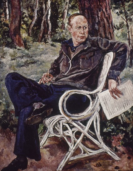 KONTCHALOVSKI
SERGEI PROKOFIEV (1891-1953) COMPOSITOR Y PIANISTA RUSO
This image is not downloadable. Contact us for the high res.