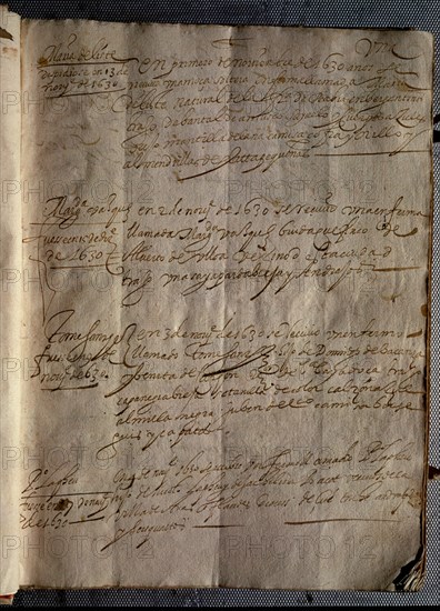 REGISTRO ENFERMOS HOPITAL REAL 1630-1631
SANTIAGO DE COMPOSTELA, BIBLIOTECA UNIVERSIDAD
CORUÑA