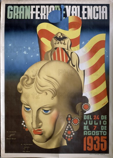 RENAU
CARTEL:"GRAN FERIA DE VALENCIA"24-JULIO/7-AGOSTO 1935
VALENCIA, AYUNTAMIENTO
VALENCIA

This image is not downloadable. Contact us for the high res.