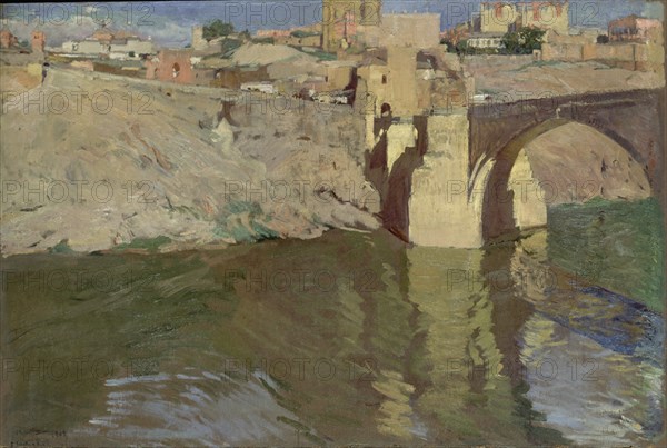 Sorolla, Le pont San Martin à Tolède