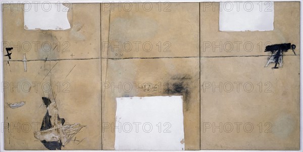 TAPIES ANTONI 1923-
TRIPTICO
PEDRAZA, COLECCION PARTICULAR
SEGOVIA