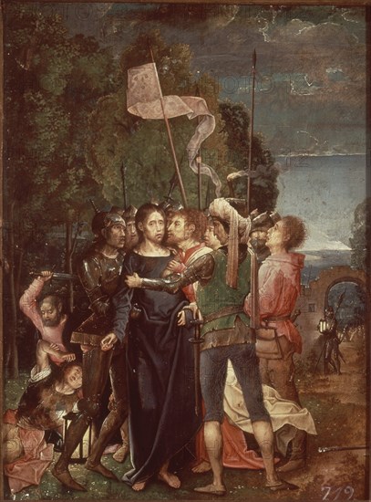 FLANDES JUAN DE 1465-1519
POLIPTICO ISABEL CATOLICA-BESO DE JUDAS - PRENDIMIENTO
MADRID, PALACIO REAL-PINTURA
MADRID