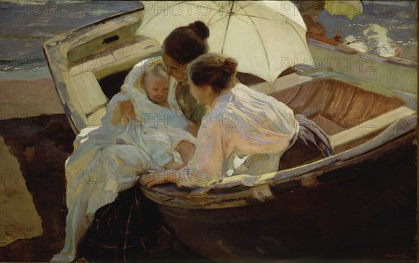 Sorolla, After bathing