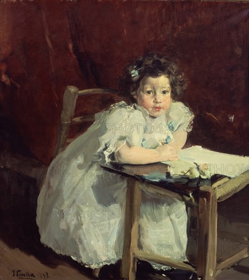 Sorolla, Elenita à son bureau