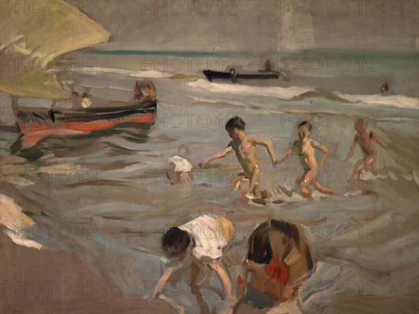 Sorolla, Enfants à la plage