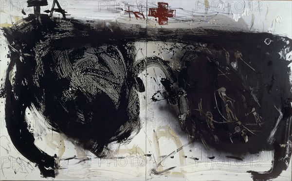 TAPIES ANTONI 1923-
LUNETTES (1984)