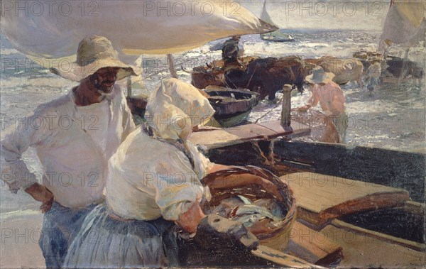 Sorolla, La plage de Valencia, soleil du matin