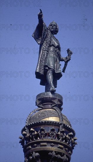 BUIGAS MONRAVA GAIETA 1851/1919
MONUMENTO A COLON EN LA PUERTA DE LA PAZ
BARCELONA, EXTERIOR
BARCELONA
