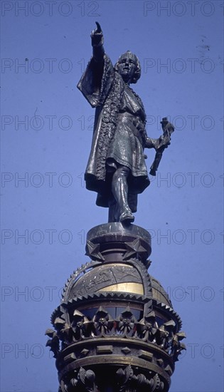 BUIGAS MONRAVA GAIETA 1851/1919
MONUMENTO A COLON EN LA PUERTA DE LA PAZ
BARCELONA, EXTERIOR
BARCELONA