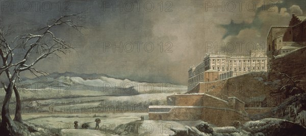 ANONIMO ESPAÑOL
PALACIO REAL DESDE LA CUESTA DE LA VEGA-1816-T/SARGA-153X277CM-I.N.1476
MADRID, MUSEO MUNICIPAL
MADRID