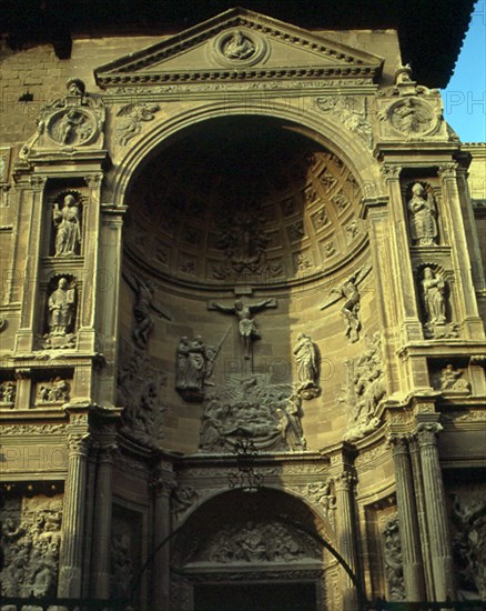 Goya, Santa Maria Church - Renaissance facade